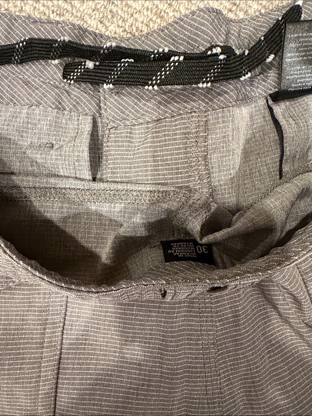 O'NEILL CROSSOVER HYBRID LIGHTWEIGHT MENS GRAY CARGO BOARD SHORTS SIZE 30 WAIST - Picture 14 of 15